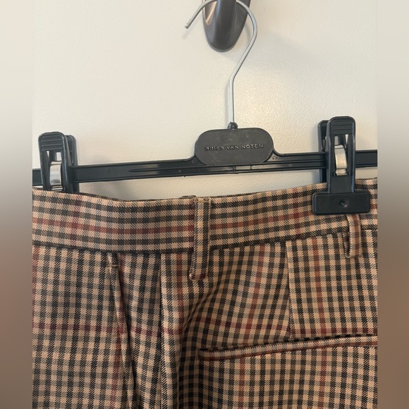 Dries Van Noten - Check Wool Wide-leg Porter Pants [BNWT] - Picture 12 of 14